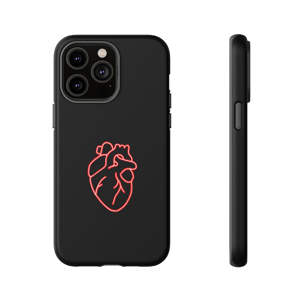 RED NEON HEART