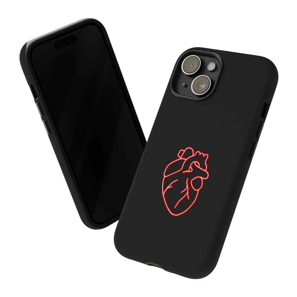 RED NEON HEART