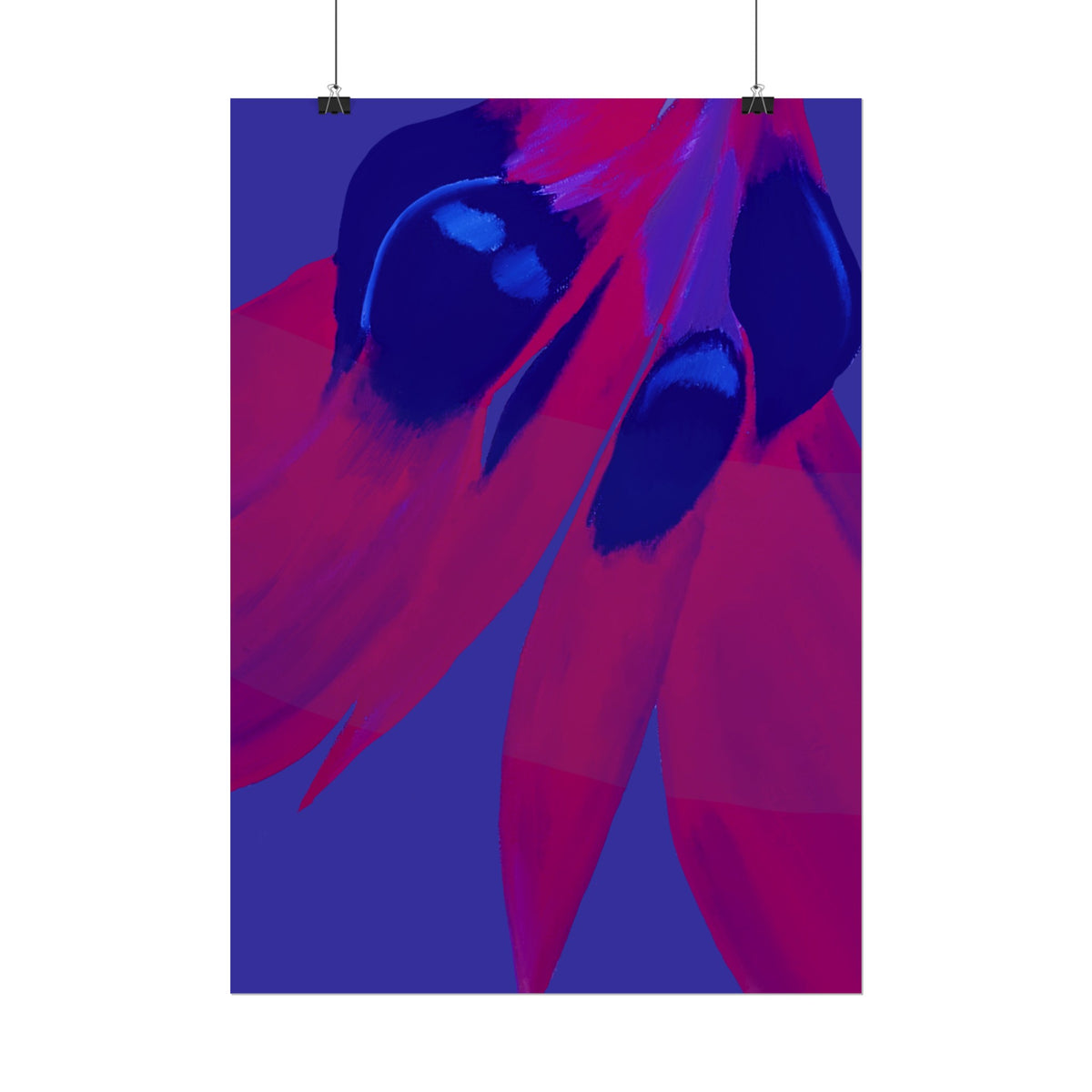 SUNSET DESERT PEA PRINT