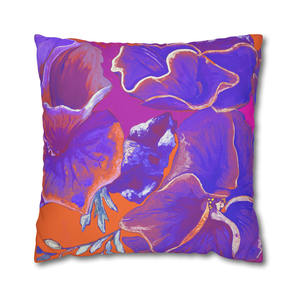 SUNSET FLOWERS PILLOWCASE