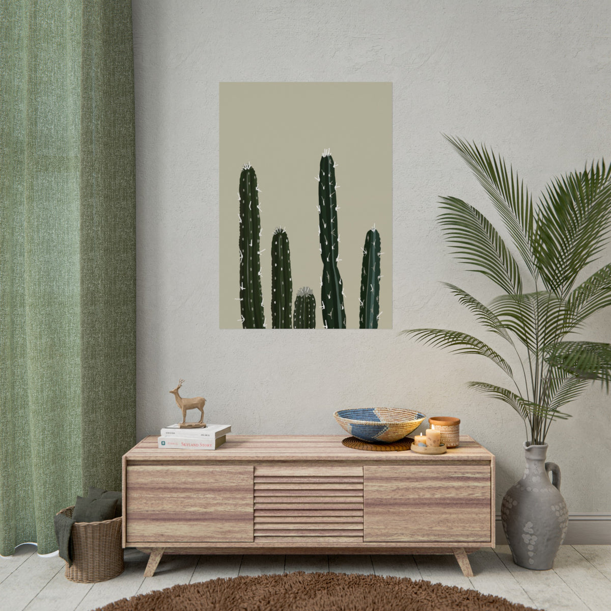 CACTUS CREAM PRINT