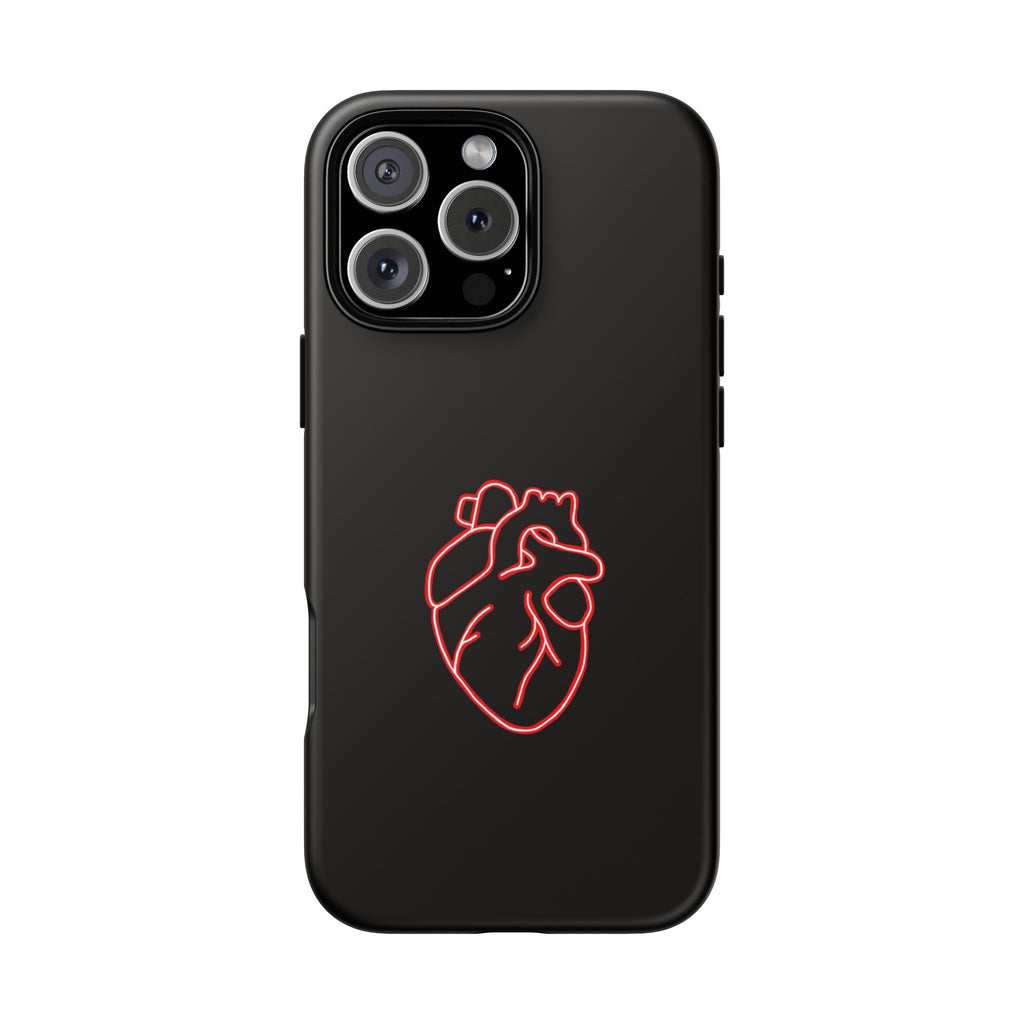 RED NEON HEART