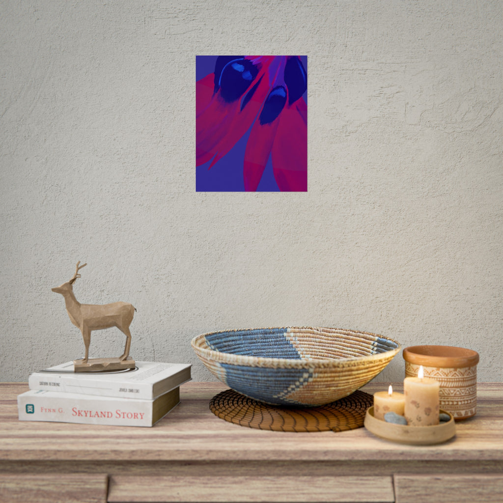 SUNSET DESERT PEA PRINT
