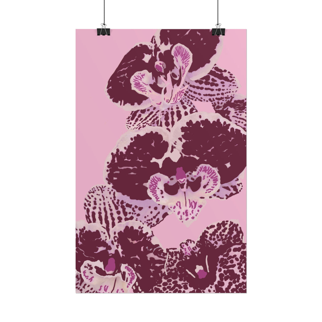 PURPLE ORCHIDS PRINT
