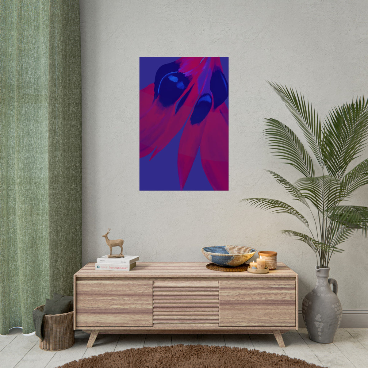 SUNSET DESERT PEA PRINT
