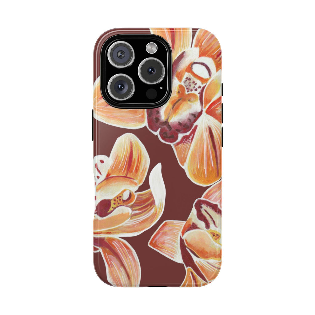 ORANGE ORCHIDS