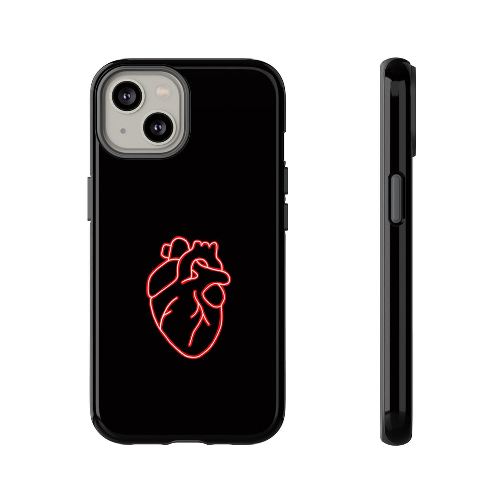 RED NEON HEART