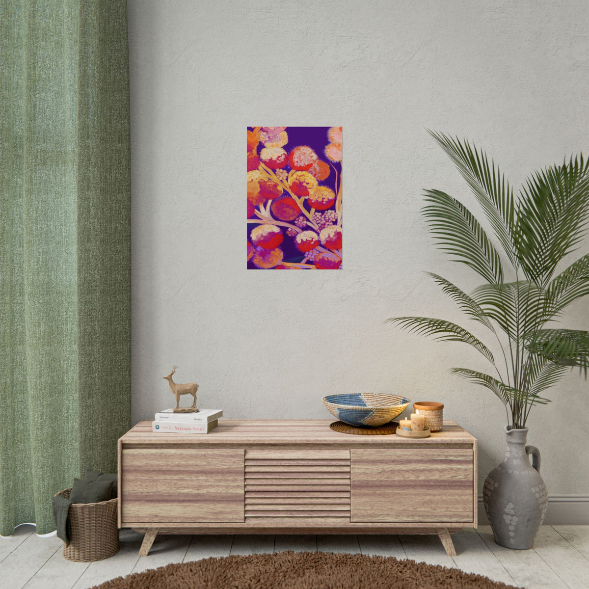 SUNSET FIREWORKS PRINT
