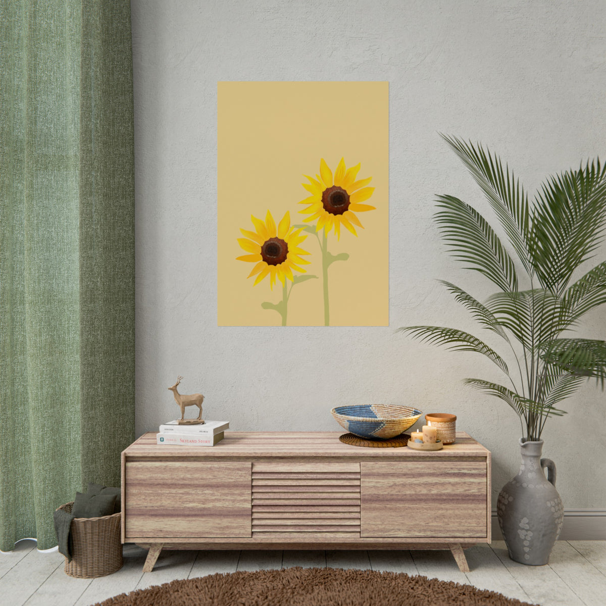 SUNFLOWER PATCH PRINT