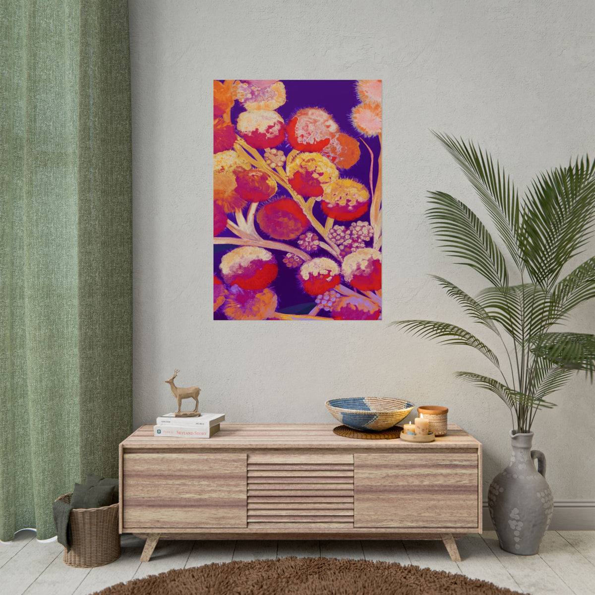 SUNSET FIREWORKS PRINT