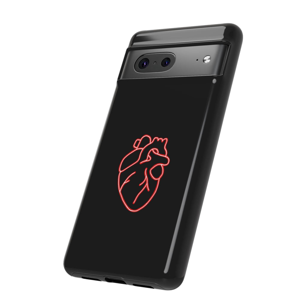 RED NEON HEART