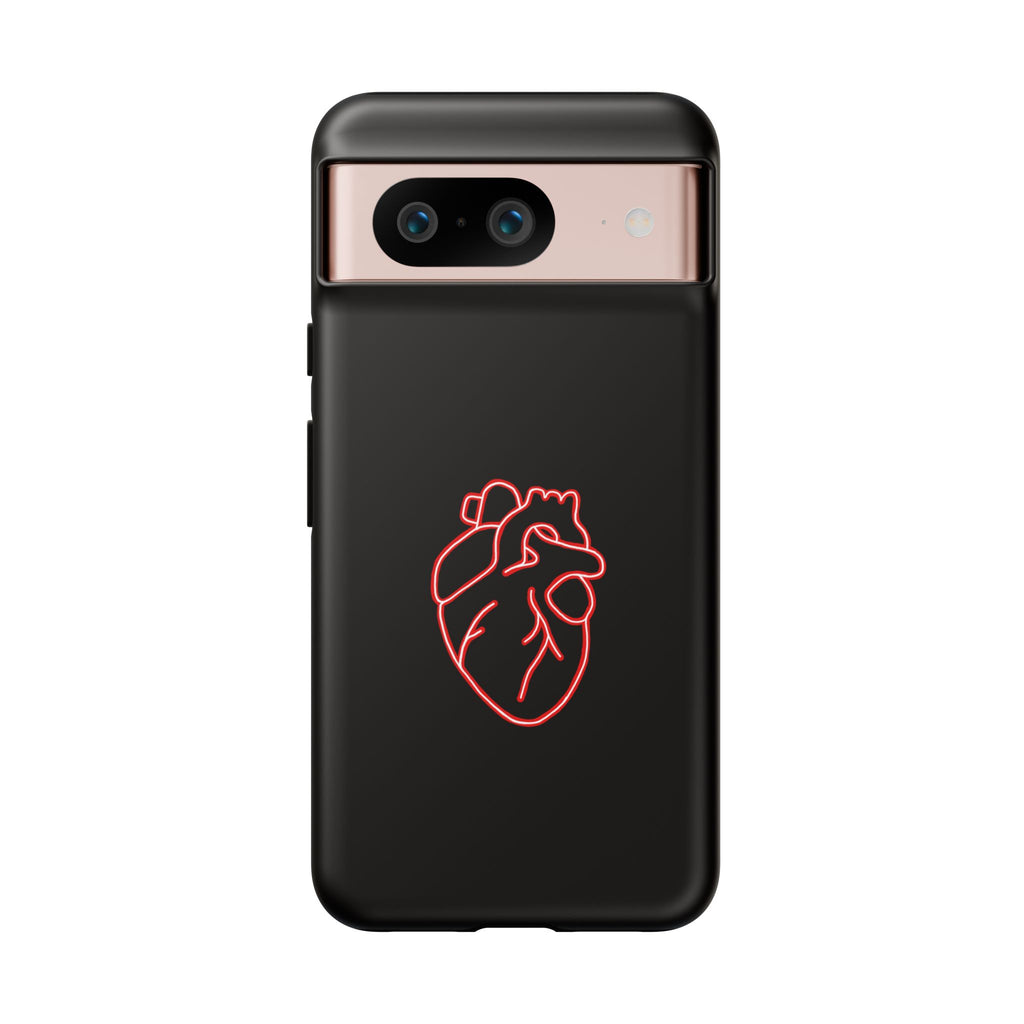 RED NEON HEART
