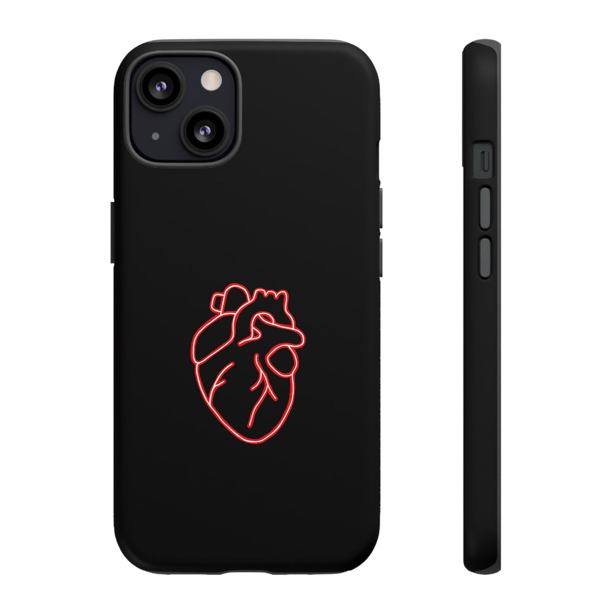 RED NEON HEART
