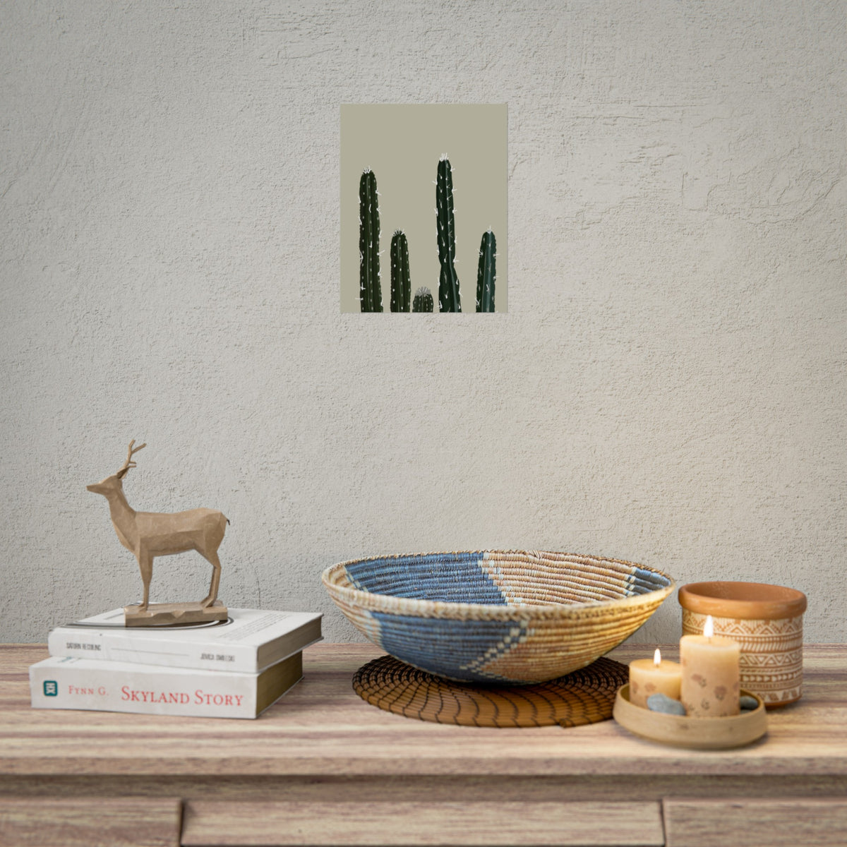 CACTUS CREAM PRINT