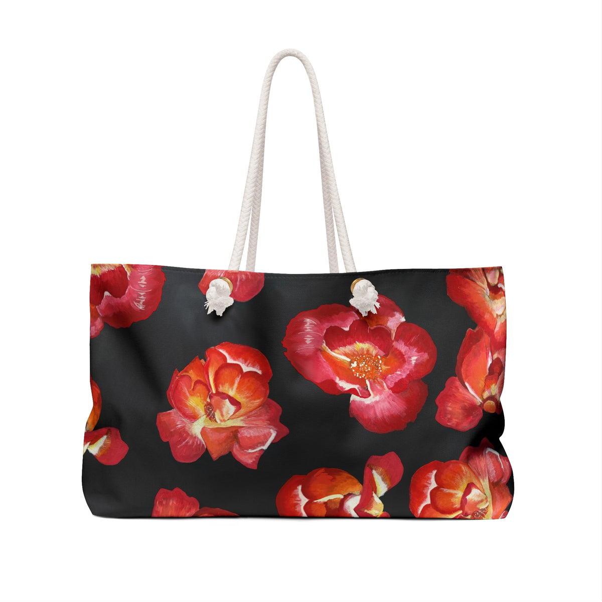 RED FLOWERS BAG