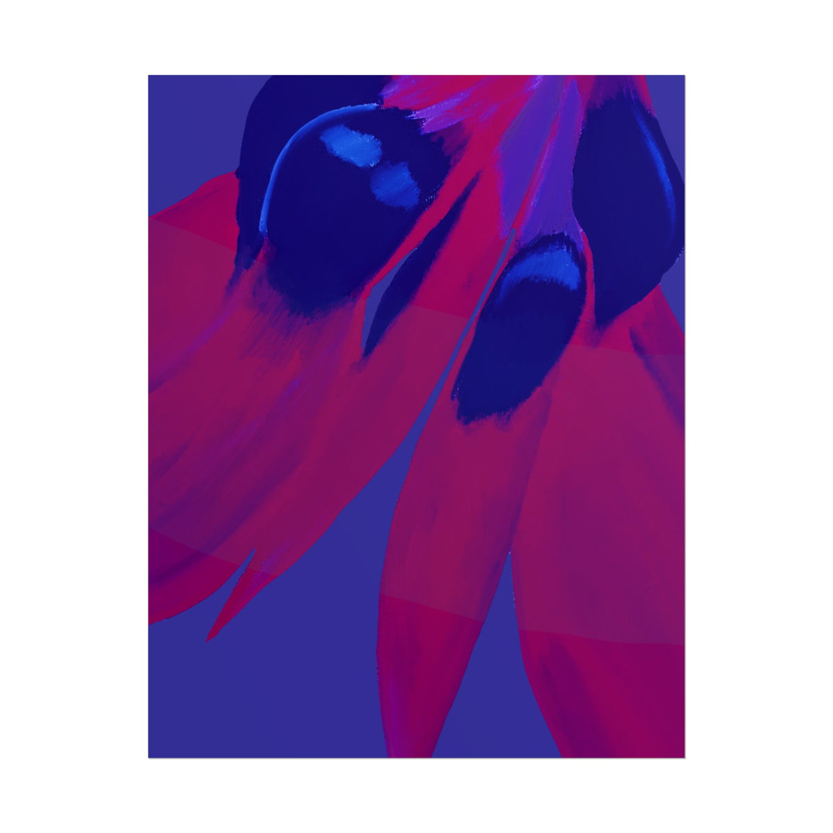 SUNSET DESERT PEA PRINT