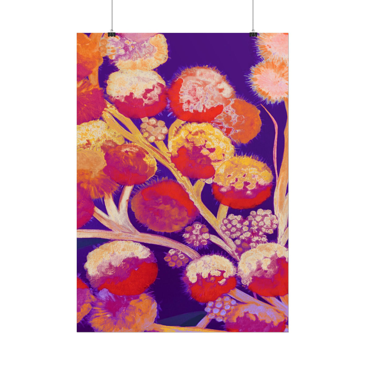 SUNSET FIREWORKS PRINT