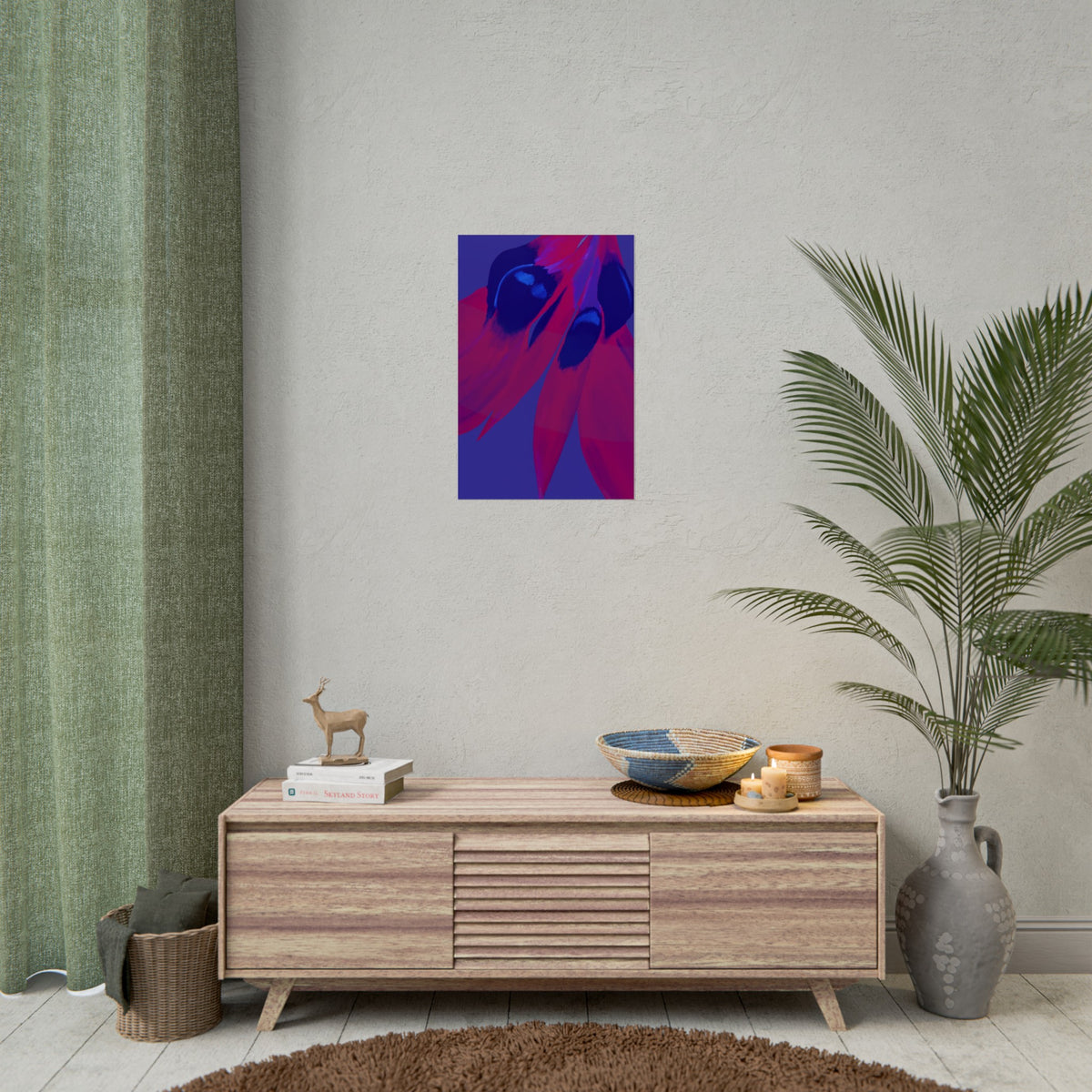 SUNSET DESERT PEA PRINT