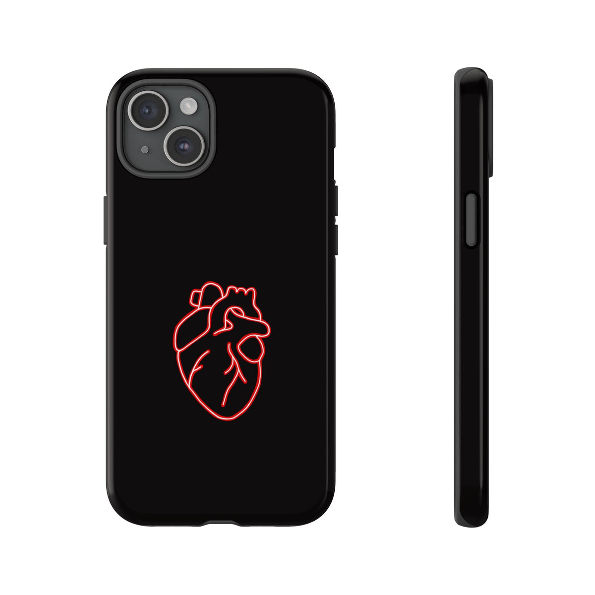 RED NEON HEART