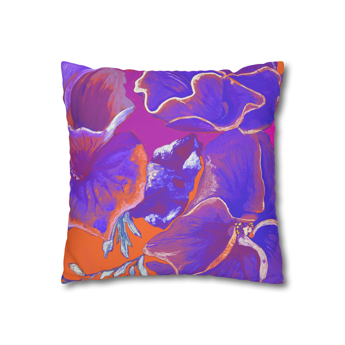 SUNSET FLOWERS PILLOWCASE