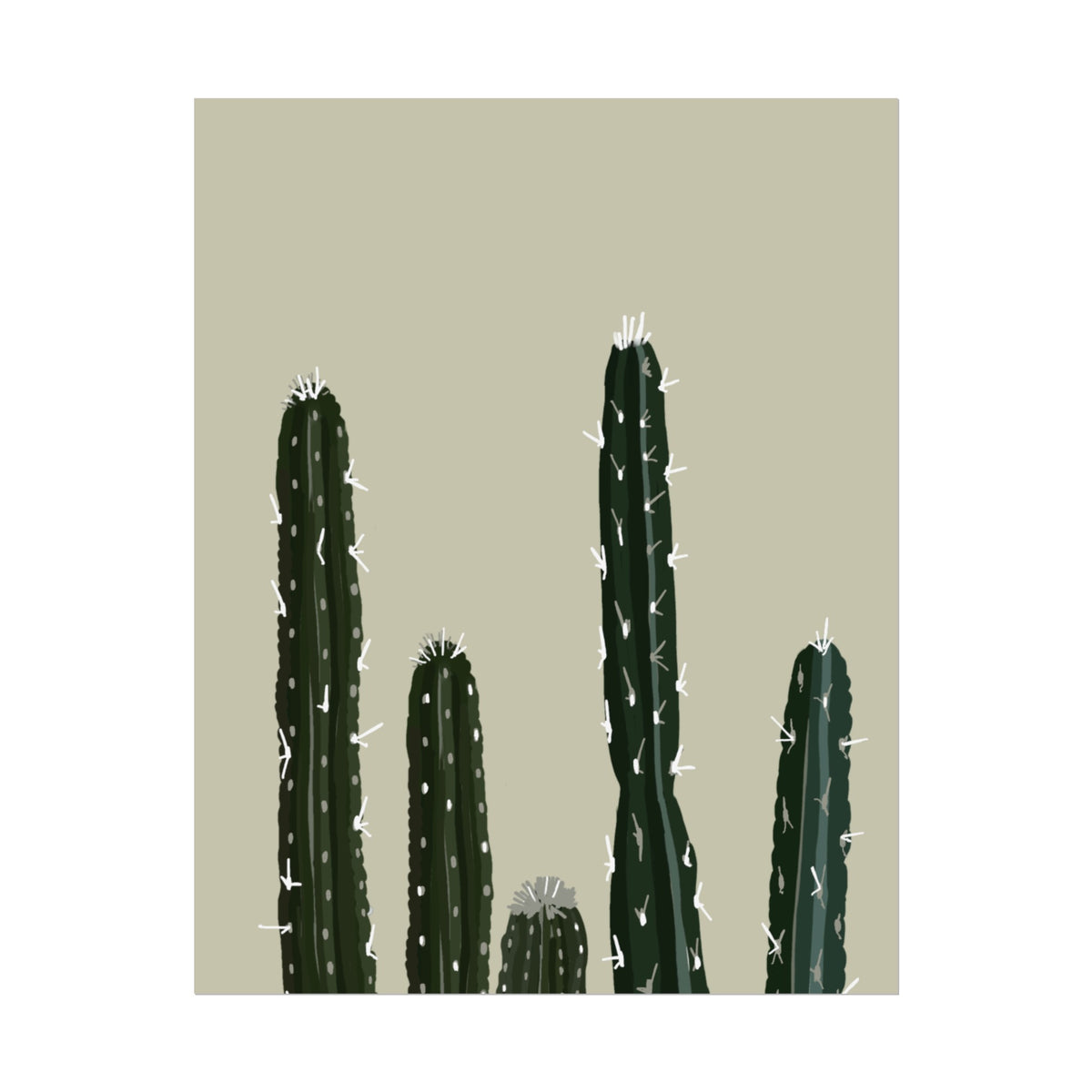 CACTUS CREAM PRINT