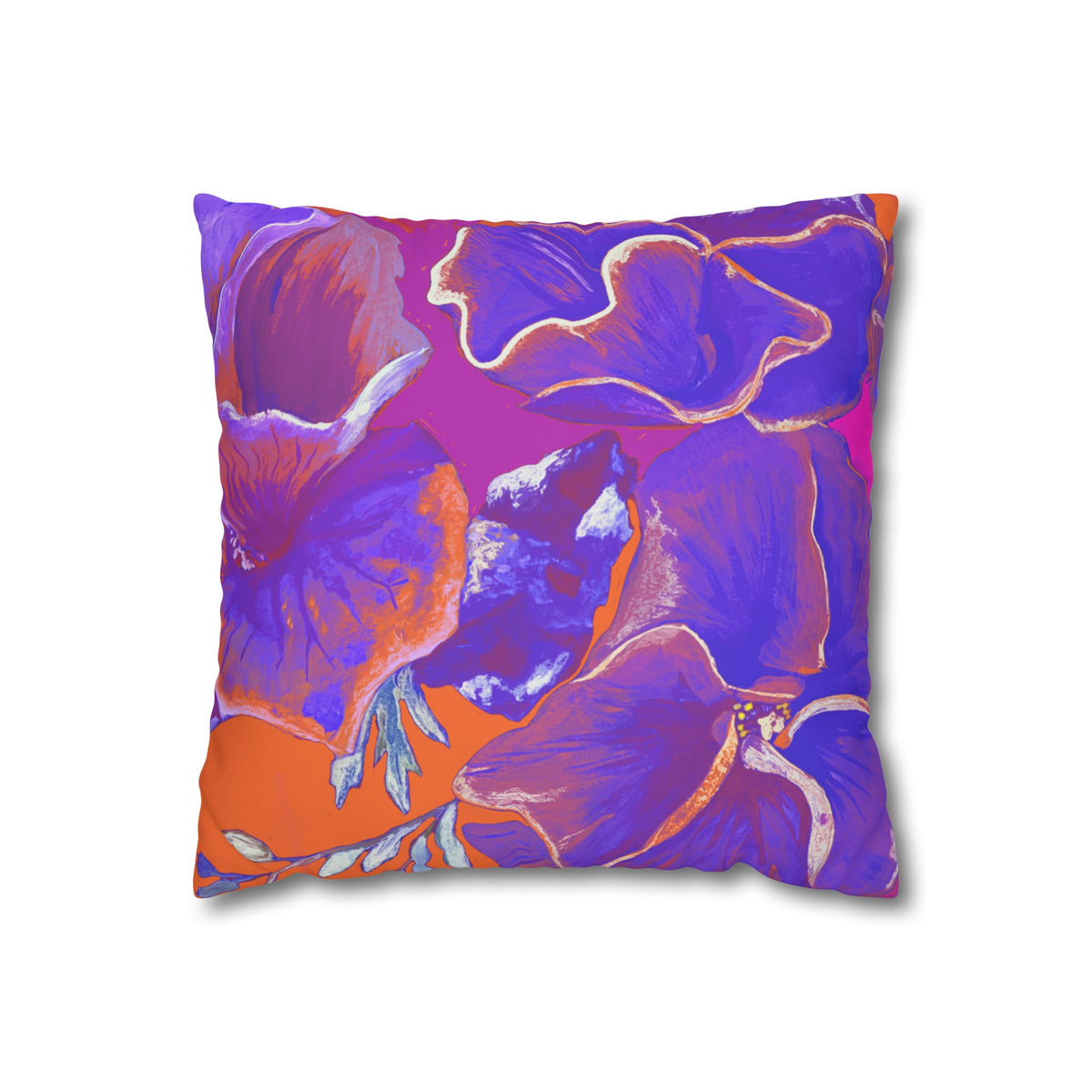 SUNSET FLOWERS PILLOWCASE