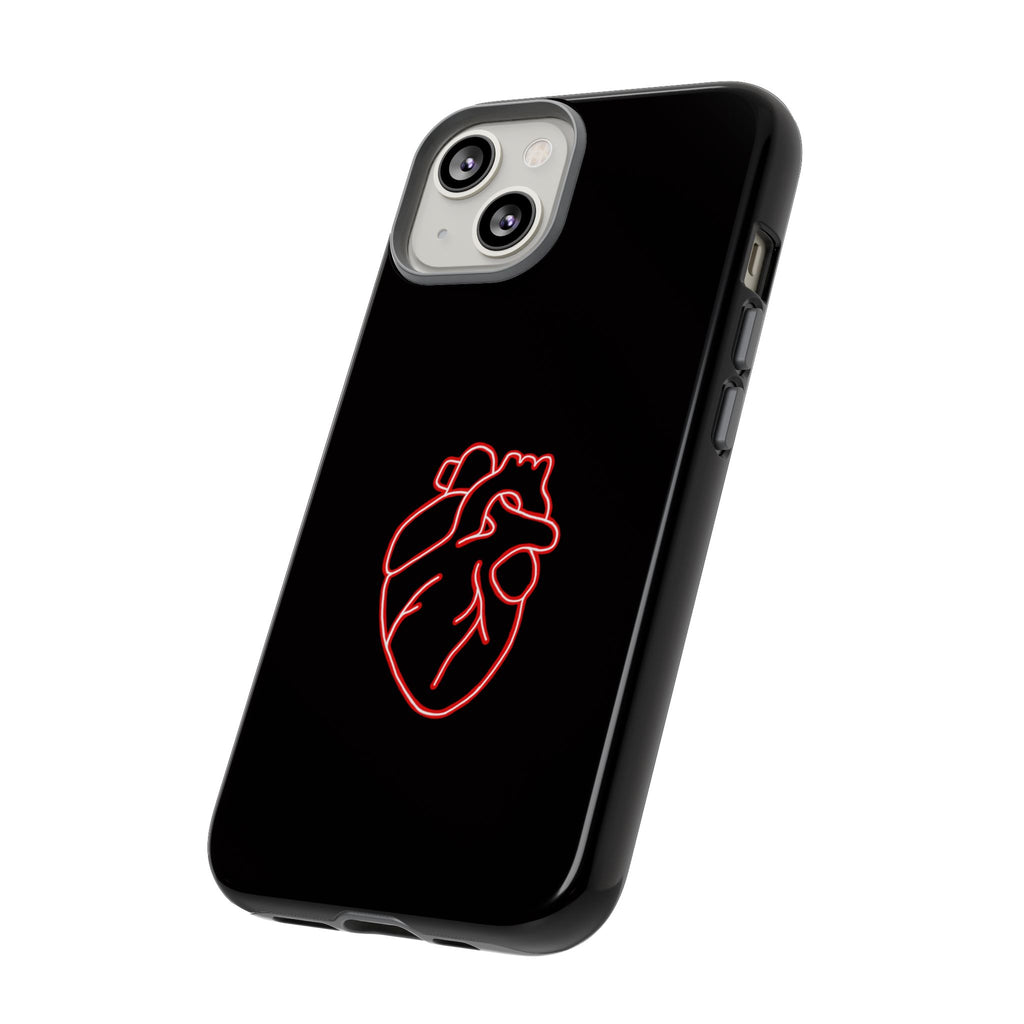 RED NEON HEART