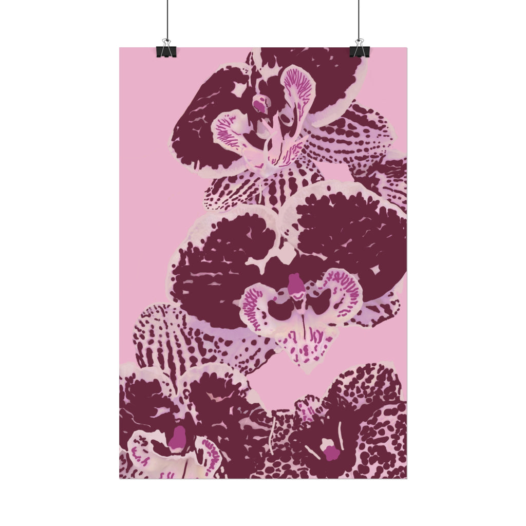 PURPLE ORCHIDS PRINT