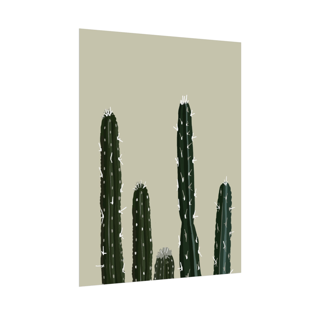 CACTUS CREAM PRINT