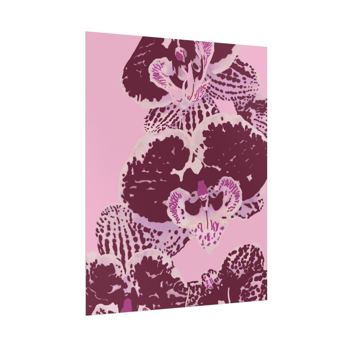 PURPLE ORCHIDS PRINT