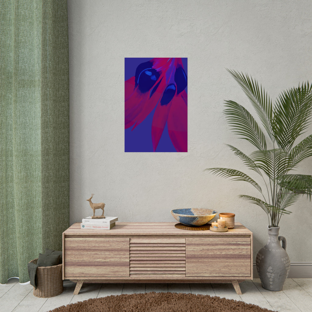 SUNSET DESERT PEA PRINT
