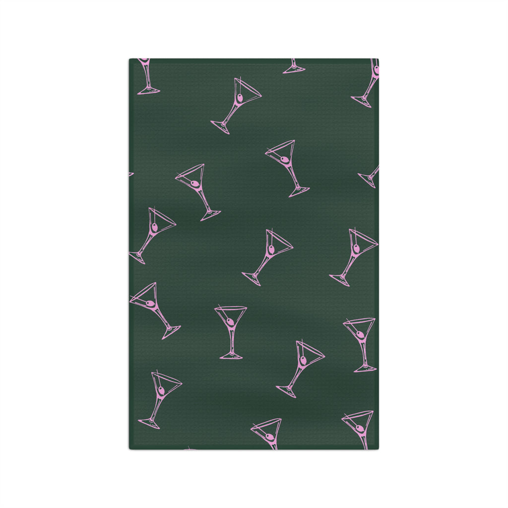 DIRTY MARTINI GREEN TEA TOWEL
