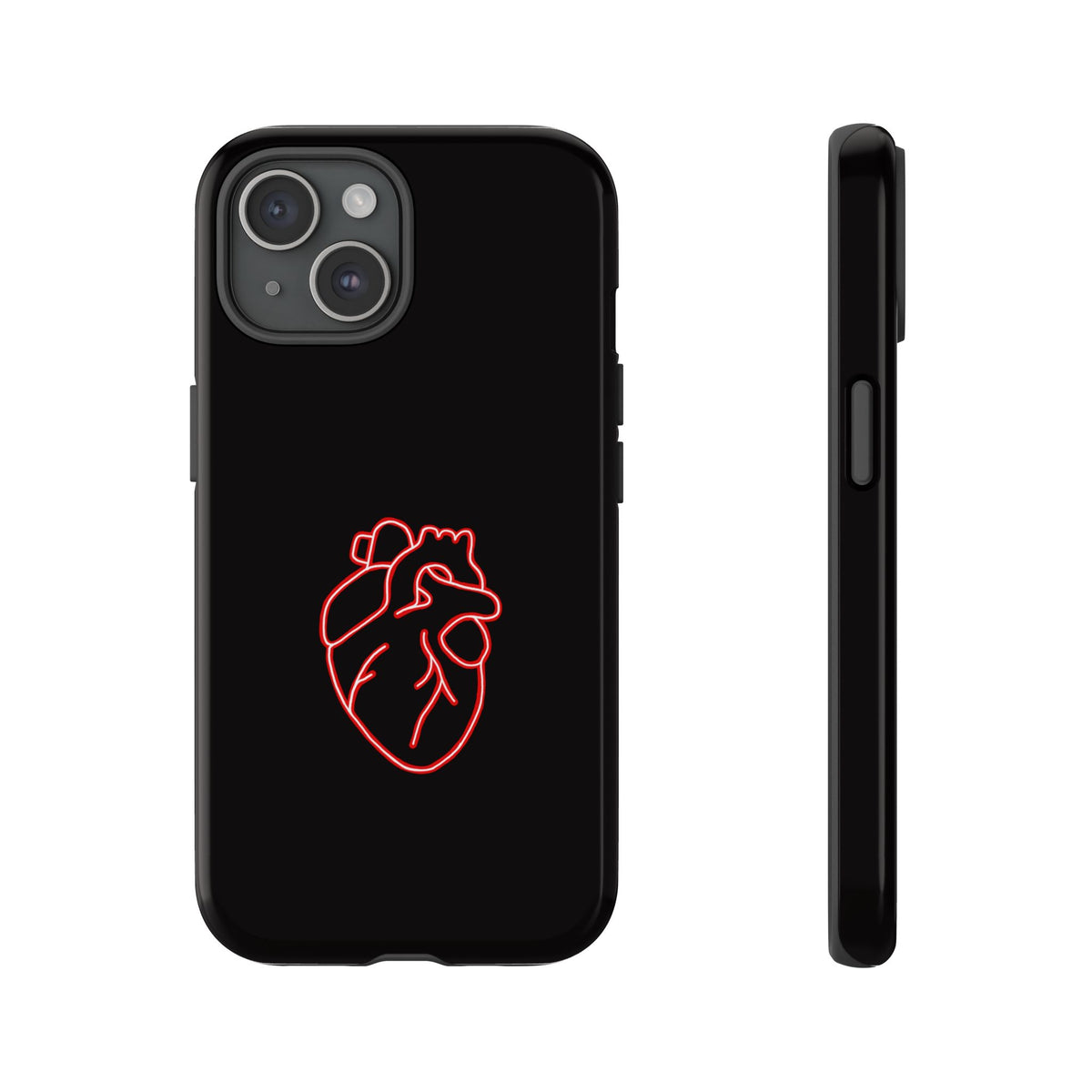 RED NEON HEART