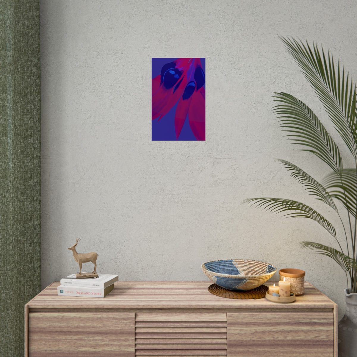 SUNSET DESERT PEA PRINT