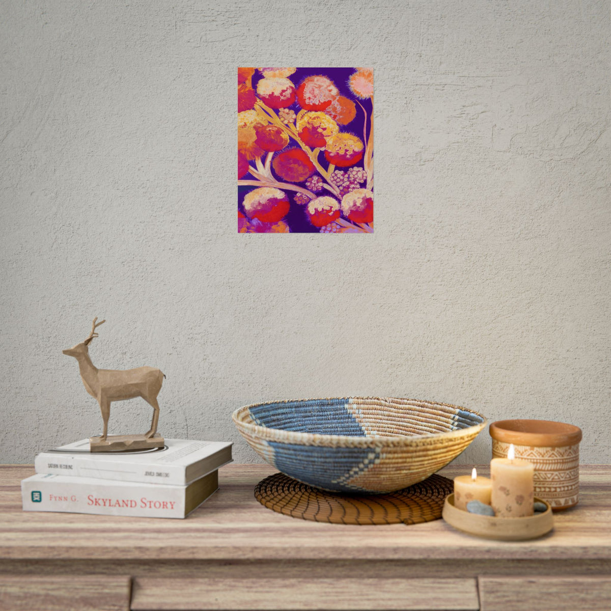 SUNSET FIREWORKS PRINT