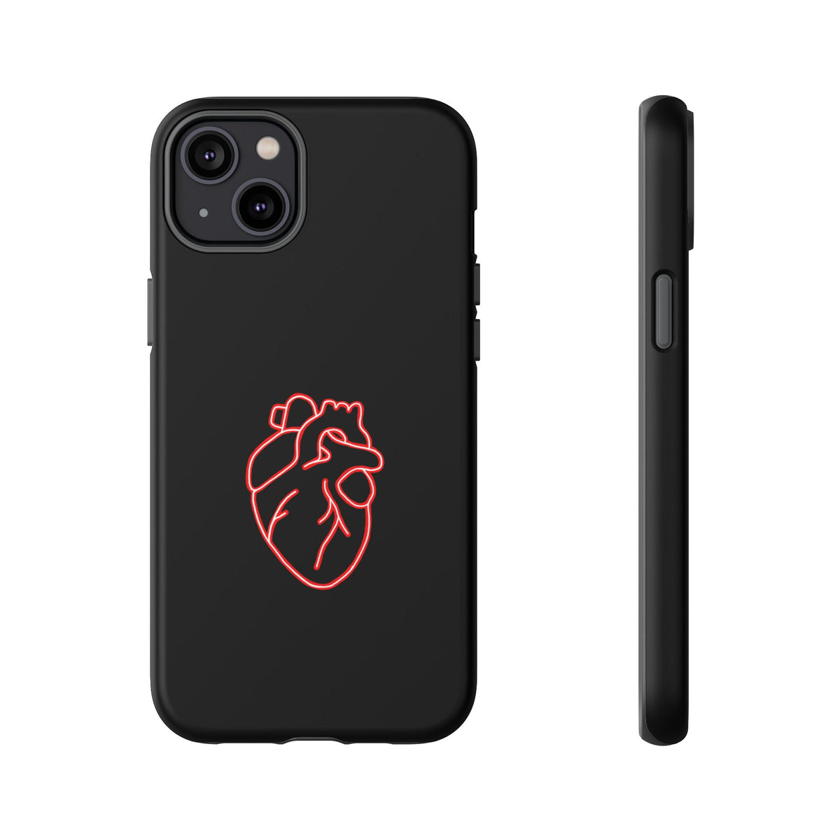 RED NEON HEART
