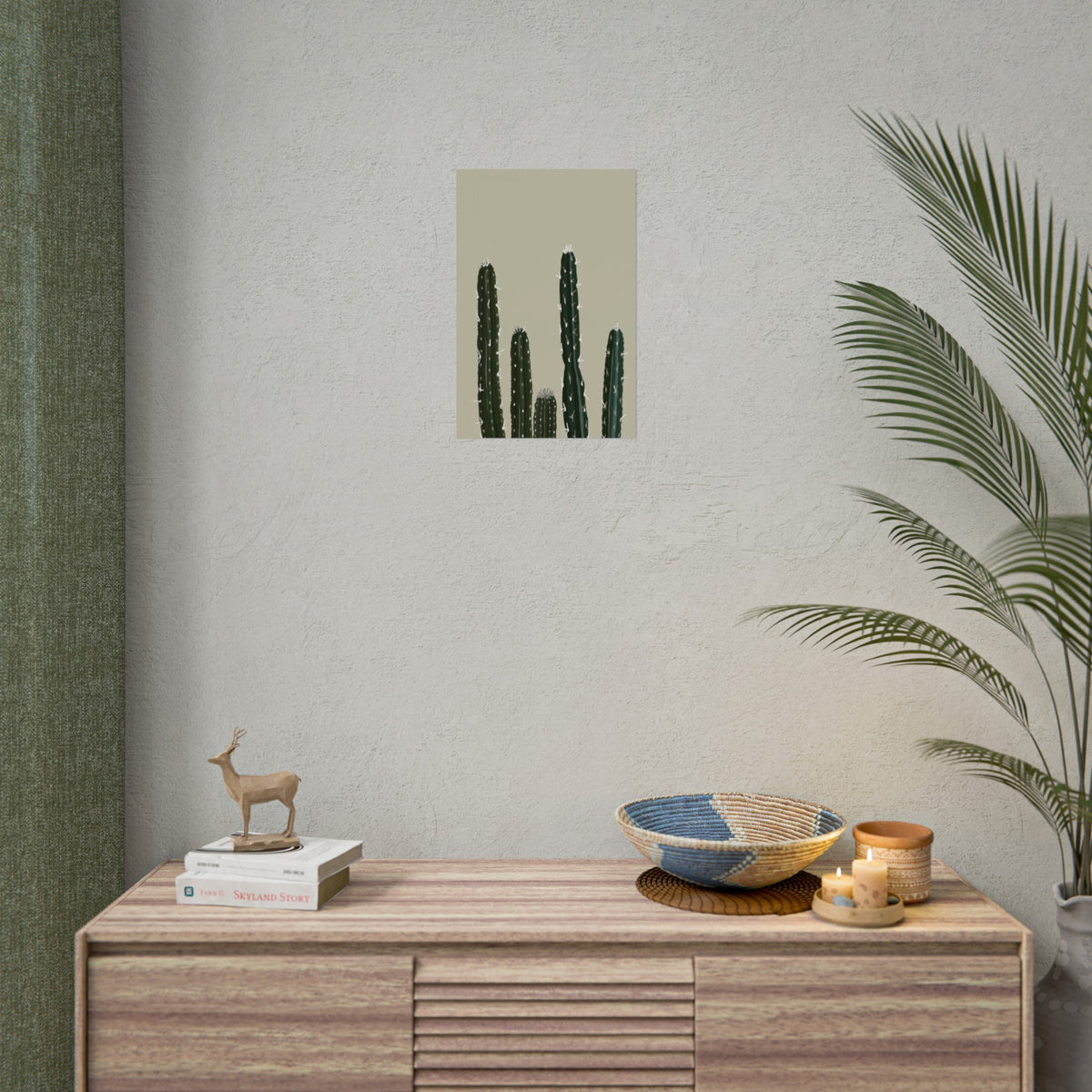 CACTUS CREAM PRINT