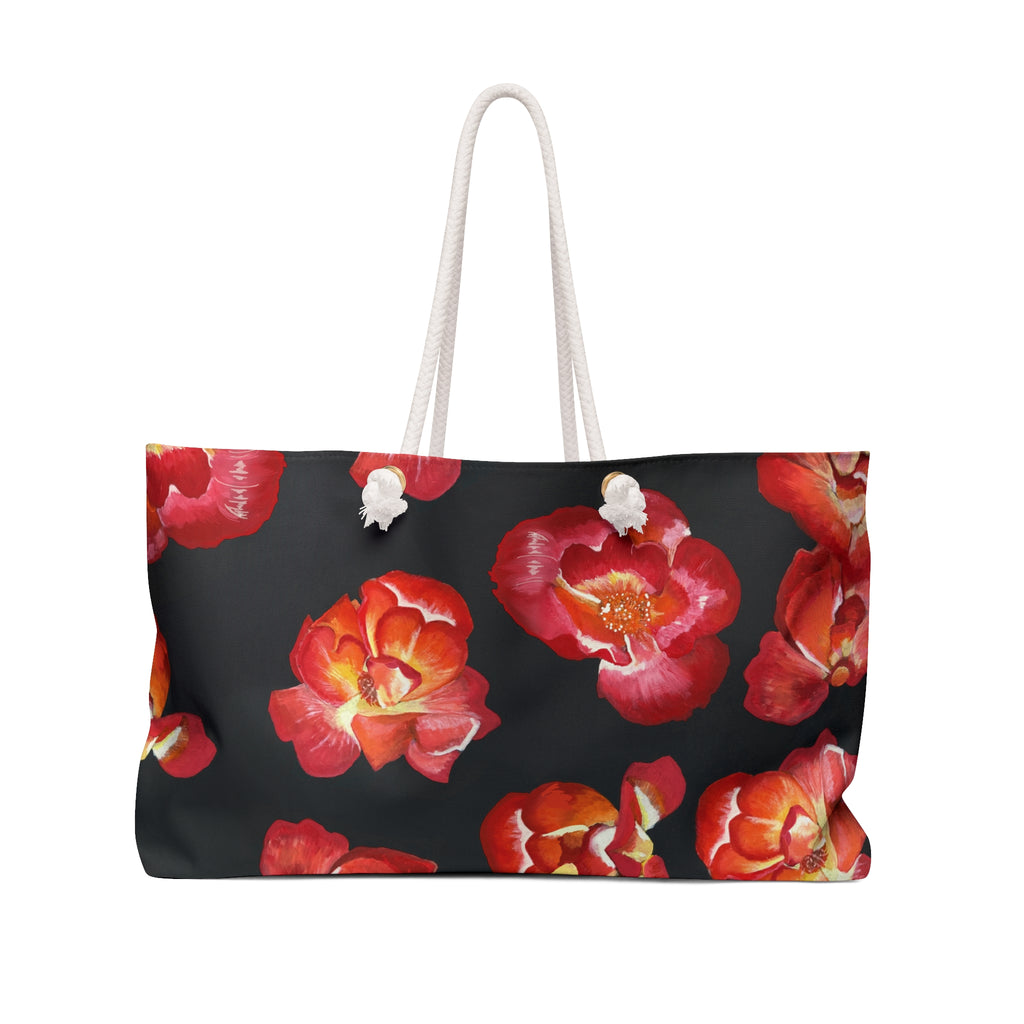 RED FLOWERS BAG