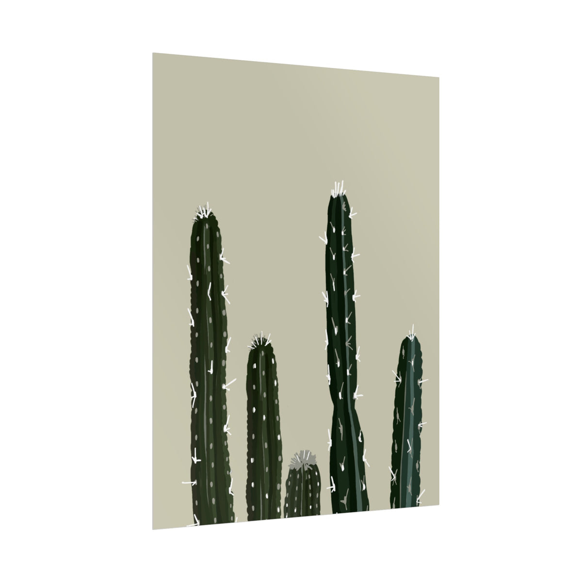 CACTUS CREAM PRINT