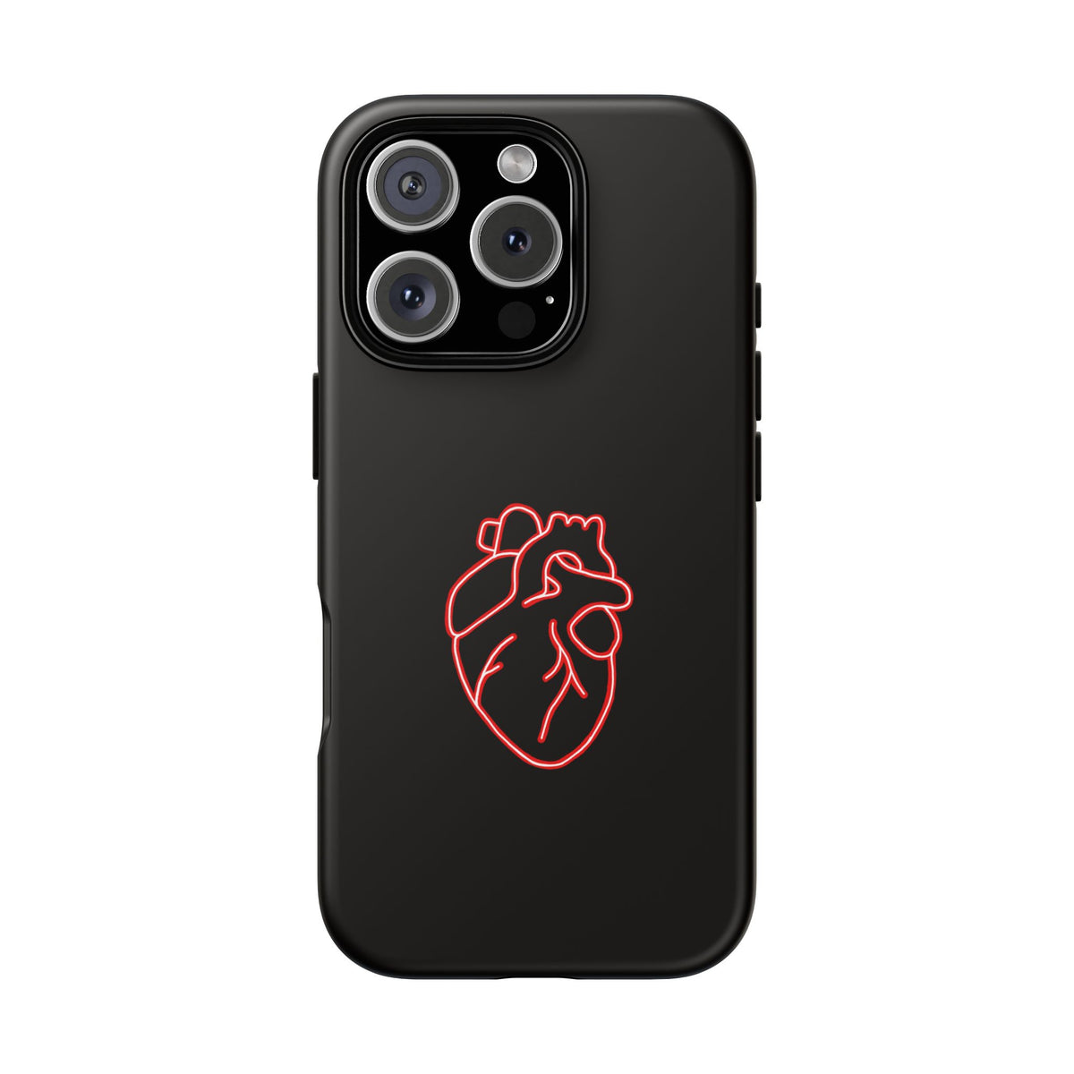 RED NEON HEART