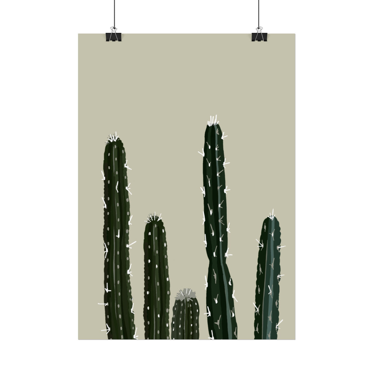 CACTUS CREAM PRINT
