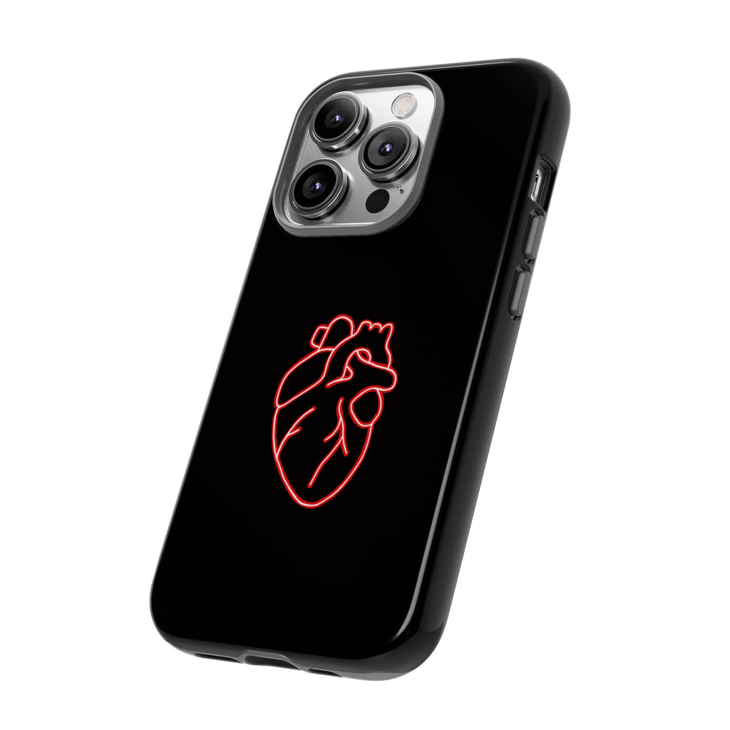 RED NEON HEART