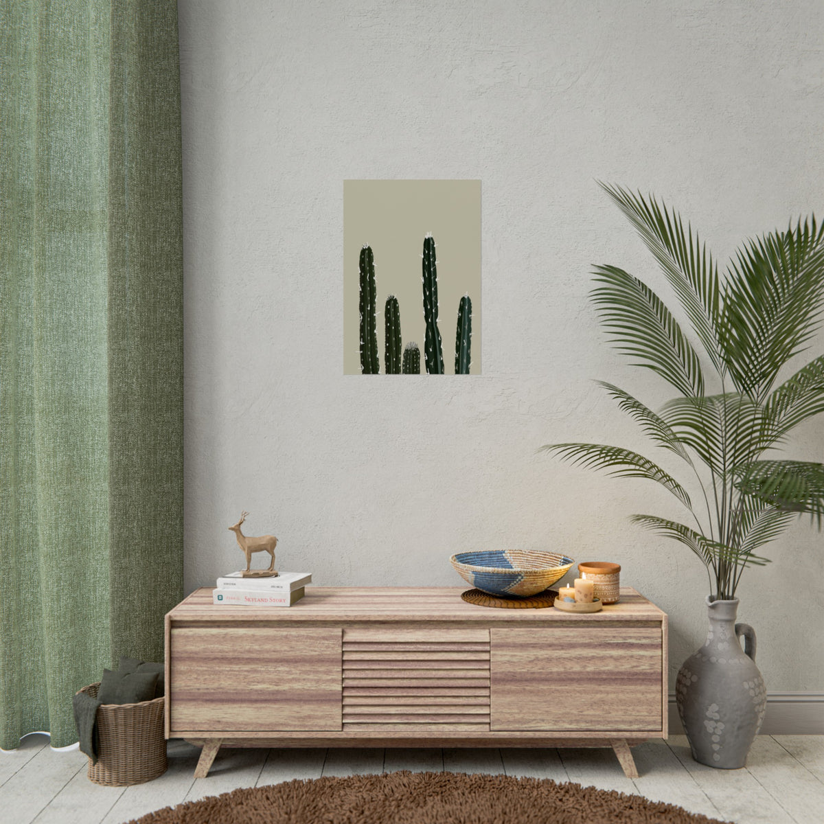 CACTUS CREAM PRINT
