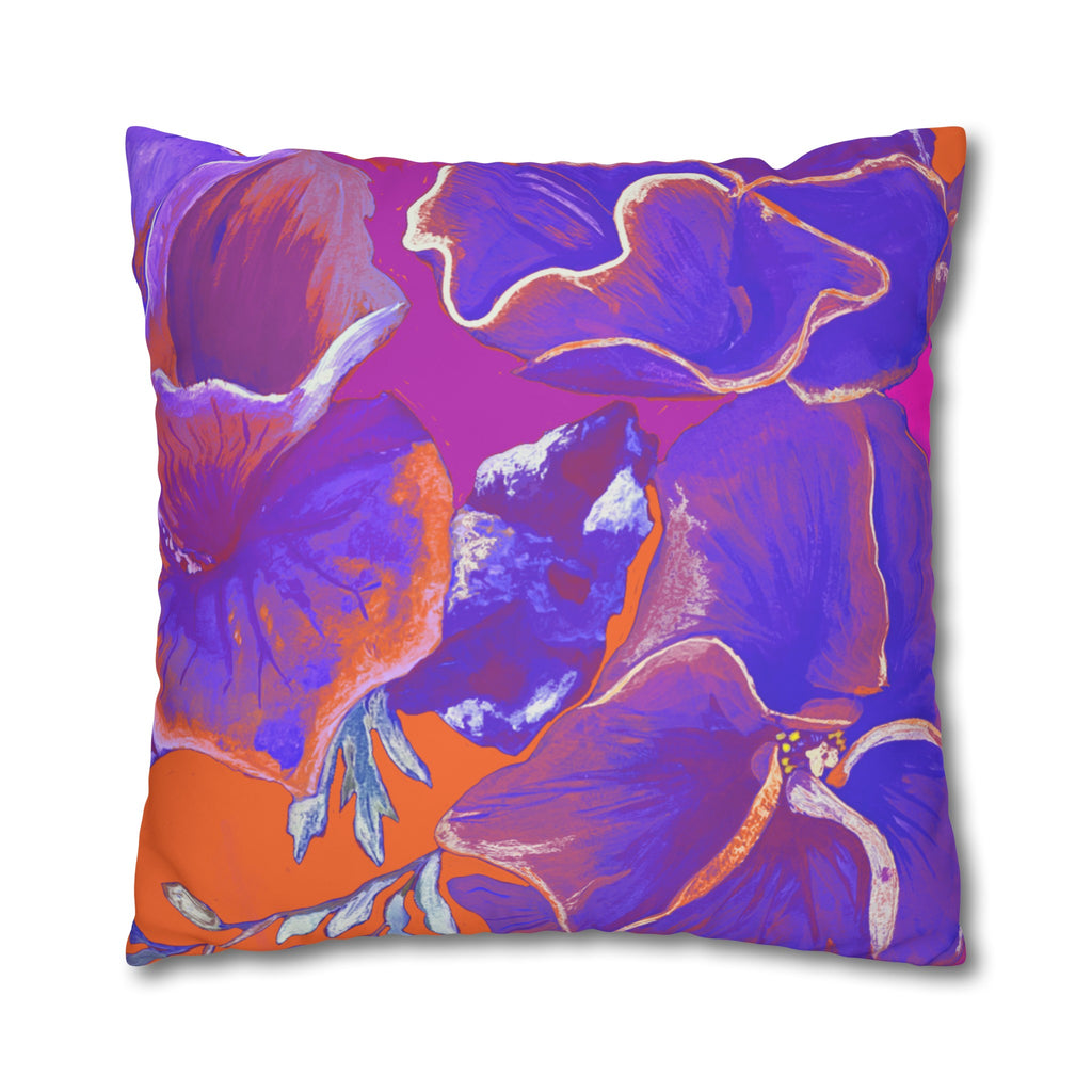SUNSET FLOWERS PILLOWCASE