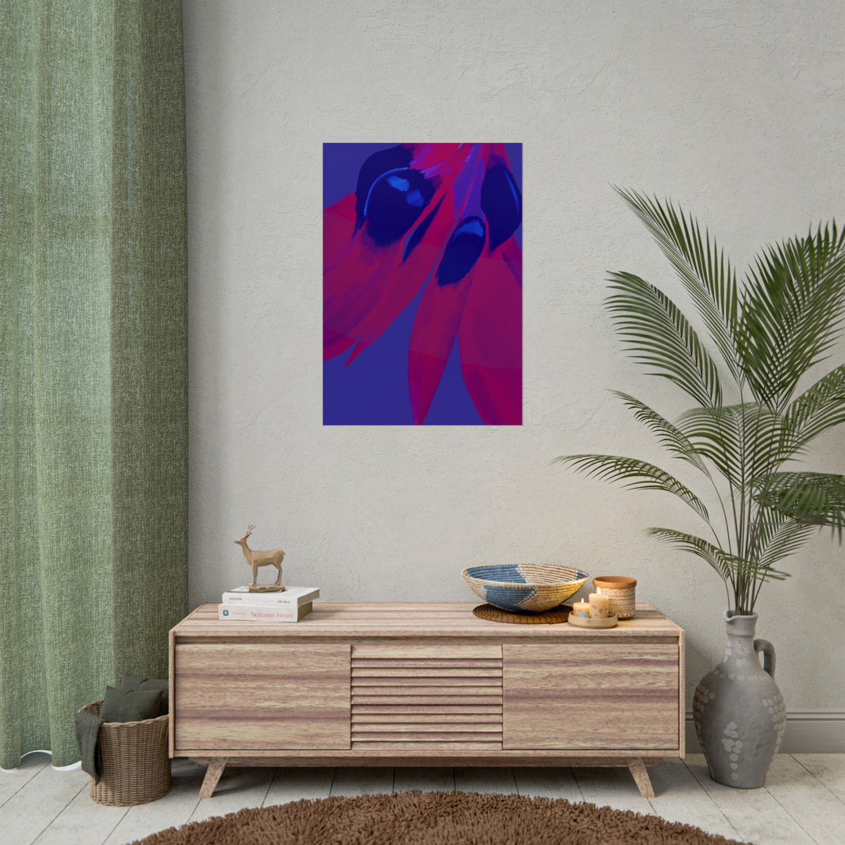 SUNSET DESERT PEA PRINT
