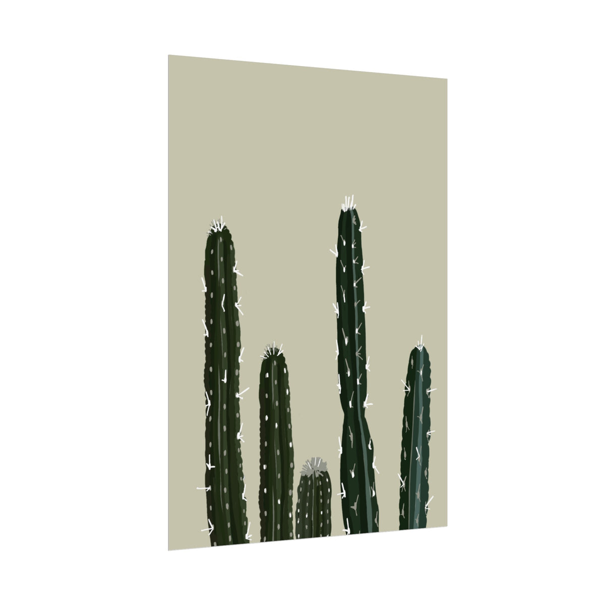CACTUS CREAM PRINT