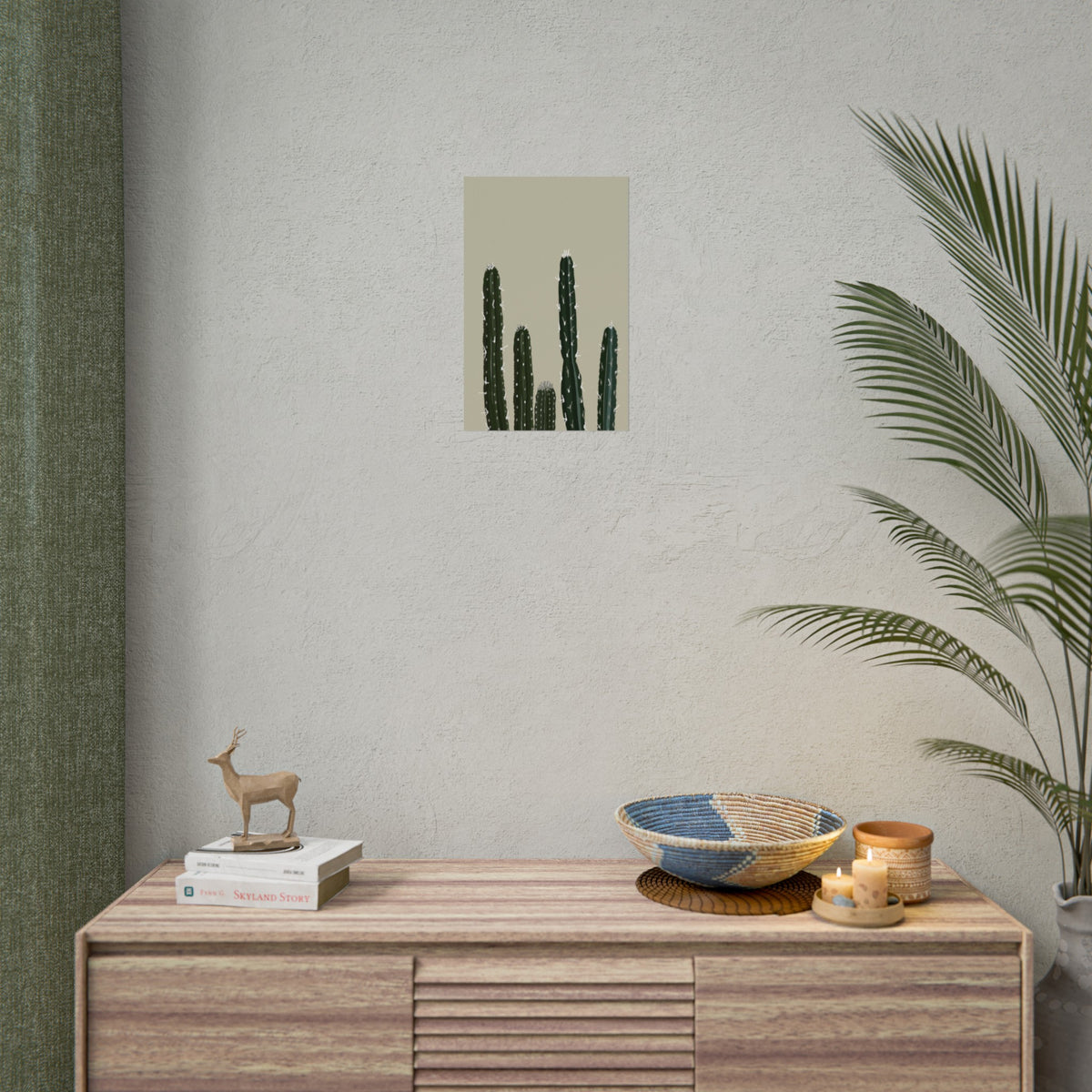 CACTUS CREAM PRINT
