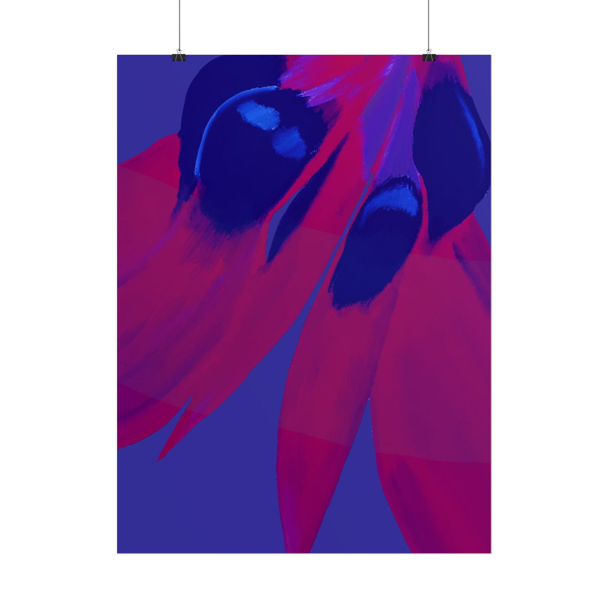 SUNSET DESERT PEA PRINT