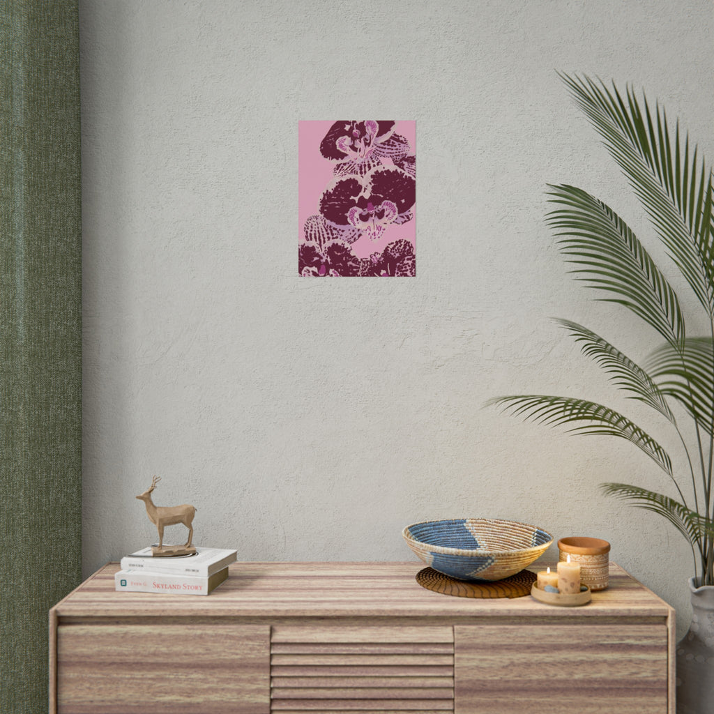 PURPLE ORCHIDS PRINT