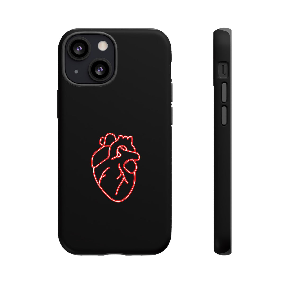 RED NEON HEART